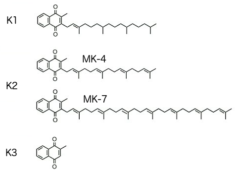 Vitamin K structures